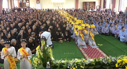 Tổ chức lễ Vu Lan báo hiếu tại chùa Đồng Đắc
